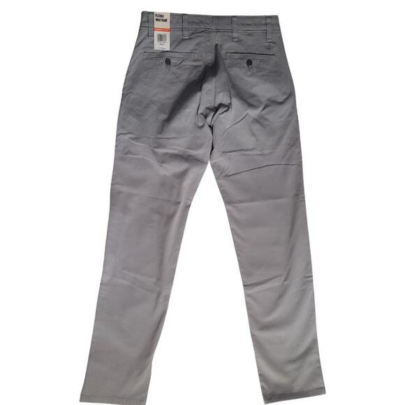 Men's Dockers Lt. Grey Ultimate Chino pants Slim Fit Smart 360 Flex 28x32 - Picture 3 of 8